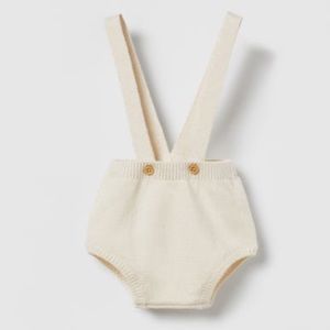 Baby Knit bottoms with Straps
